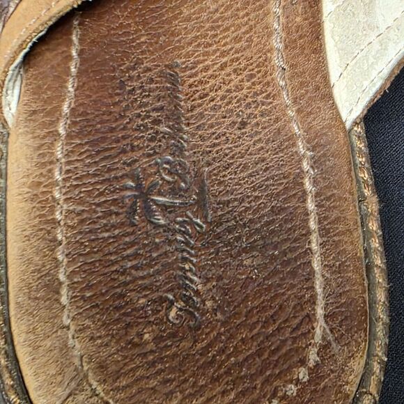 Tommy Bahama Sandals Anchors Away Mens Size 9M Brown Leather Flip Flop Thongs main image 6